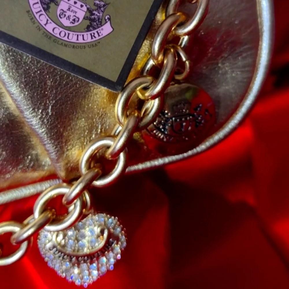 Juicy Couture Luxury  Leather Gold Mini 🛍️ 8 Jumb - Picture 5 of 16